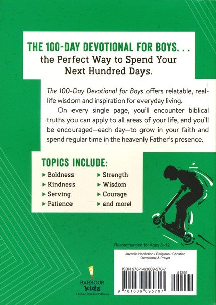 The 100-Day Devotional for Boys - The Christian Gift Company