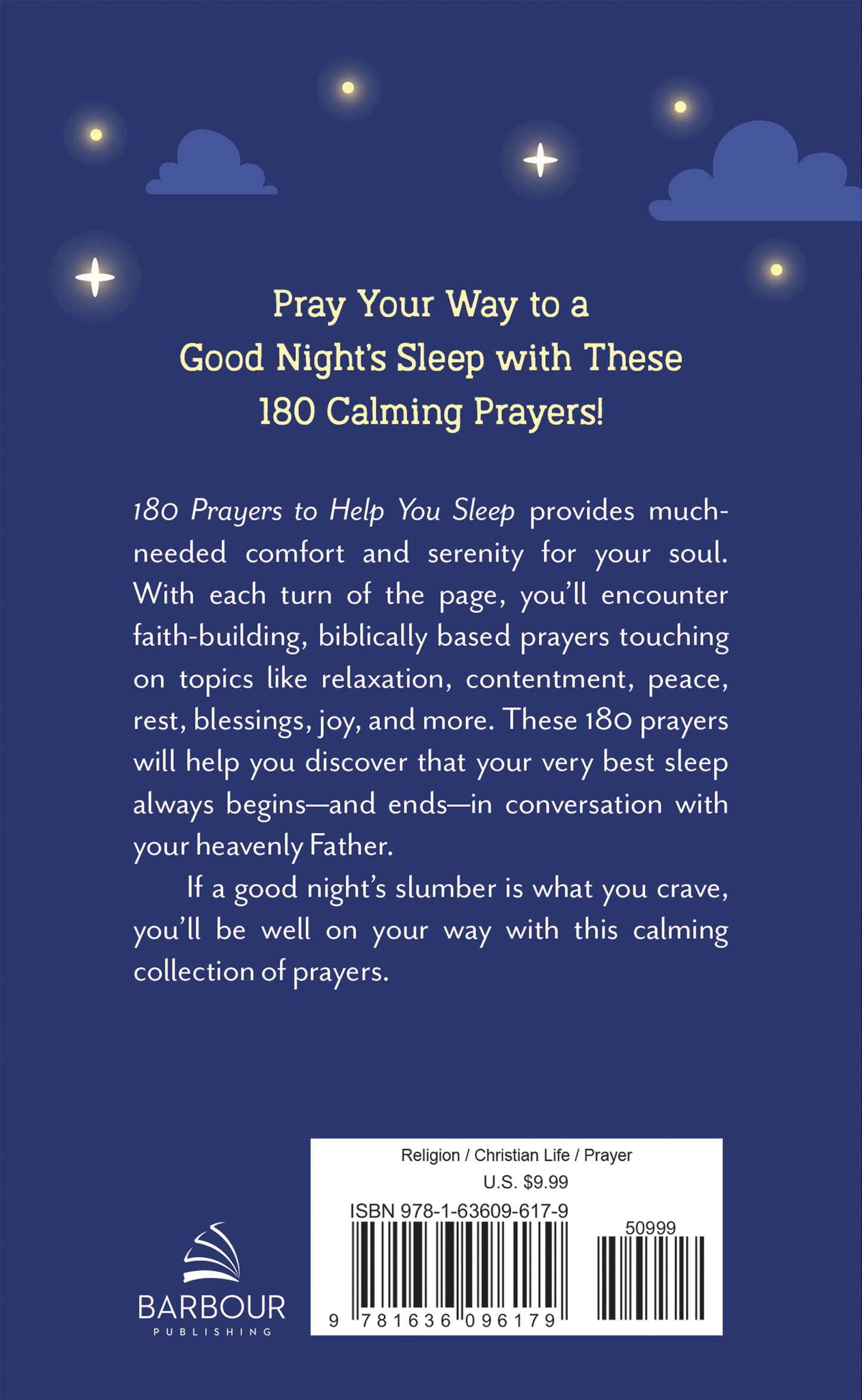 180 Prayers to Help You Sleep - The Christian Gift Company