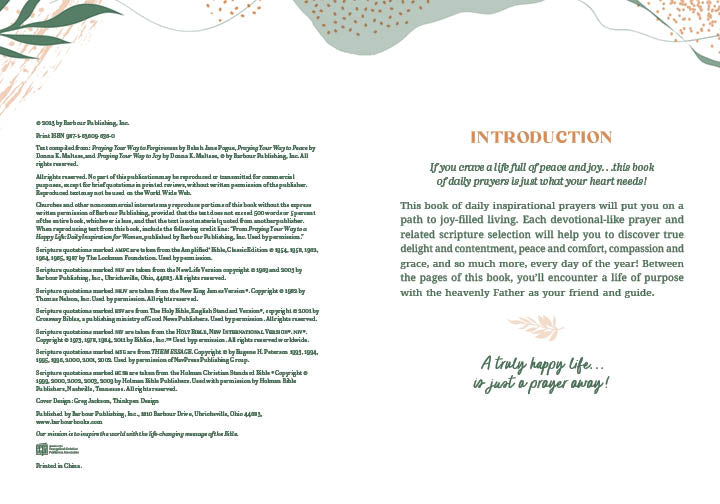 Praying Your Way to a Happy Life - The Christian Gift Company