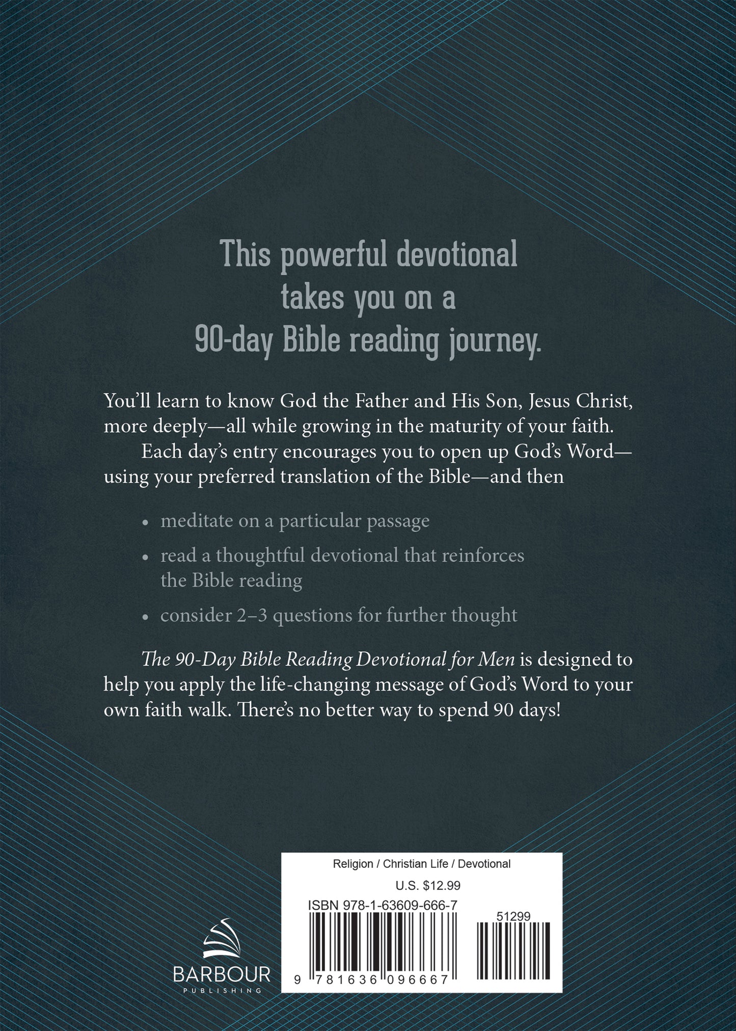 The 90-Day Bible Reading Devotional for Men - The Christian Gift Company