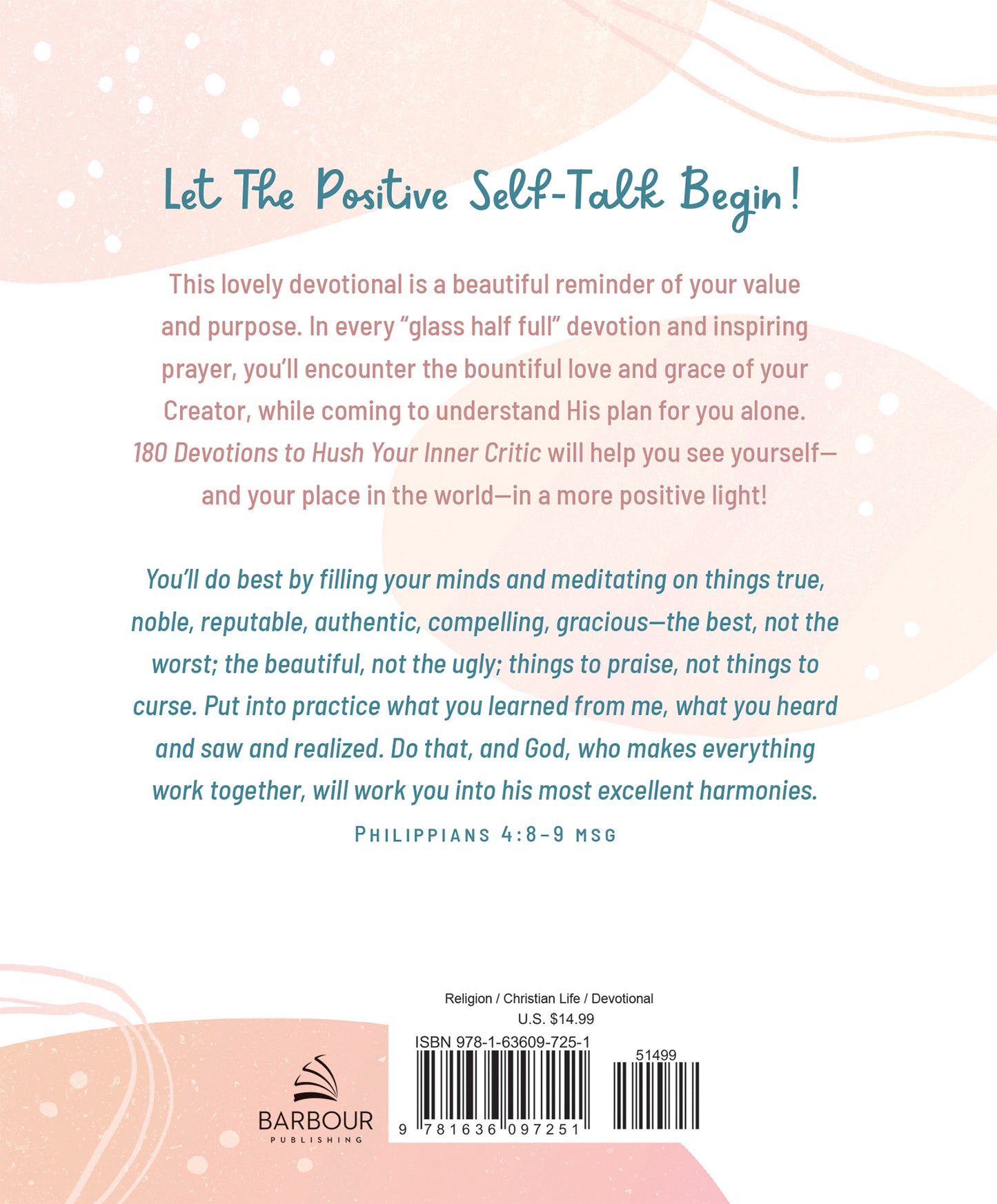180 Devotions to Hush Your Inner Critic - The Christian Gift Company