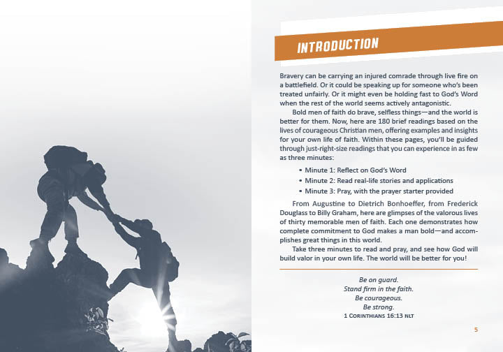 3-Minute Devotions: Bold Men of Faith - The Christian Gift Company