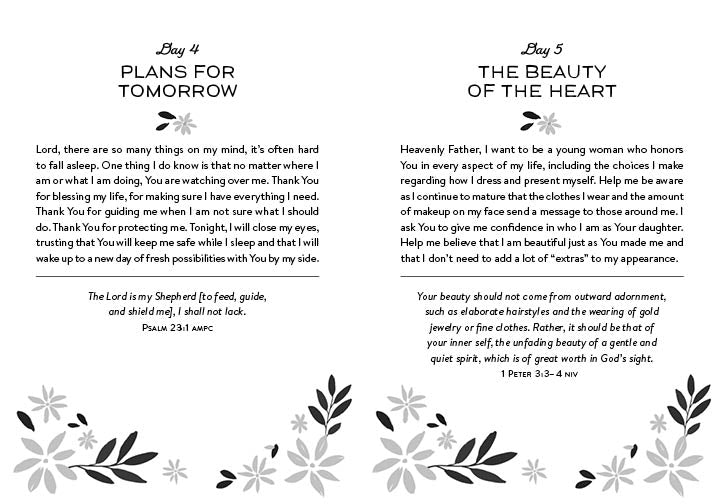 Daily Prayer Minutes for Teen Girls - The Christian Gift Company