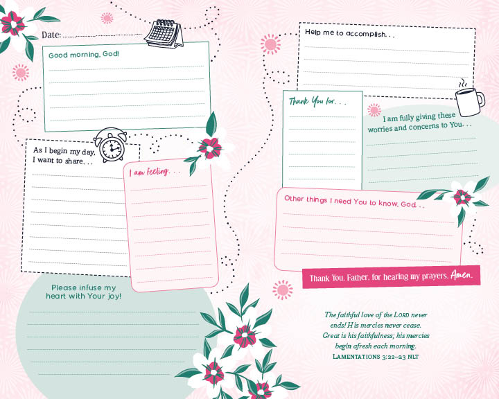 The Prayer Map: Mornings with God - The Christian Gift Company