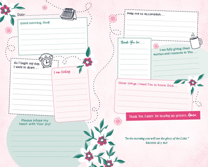 The Prayer Map: Mornings with God - The Christian Gift Company