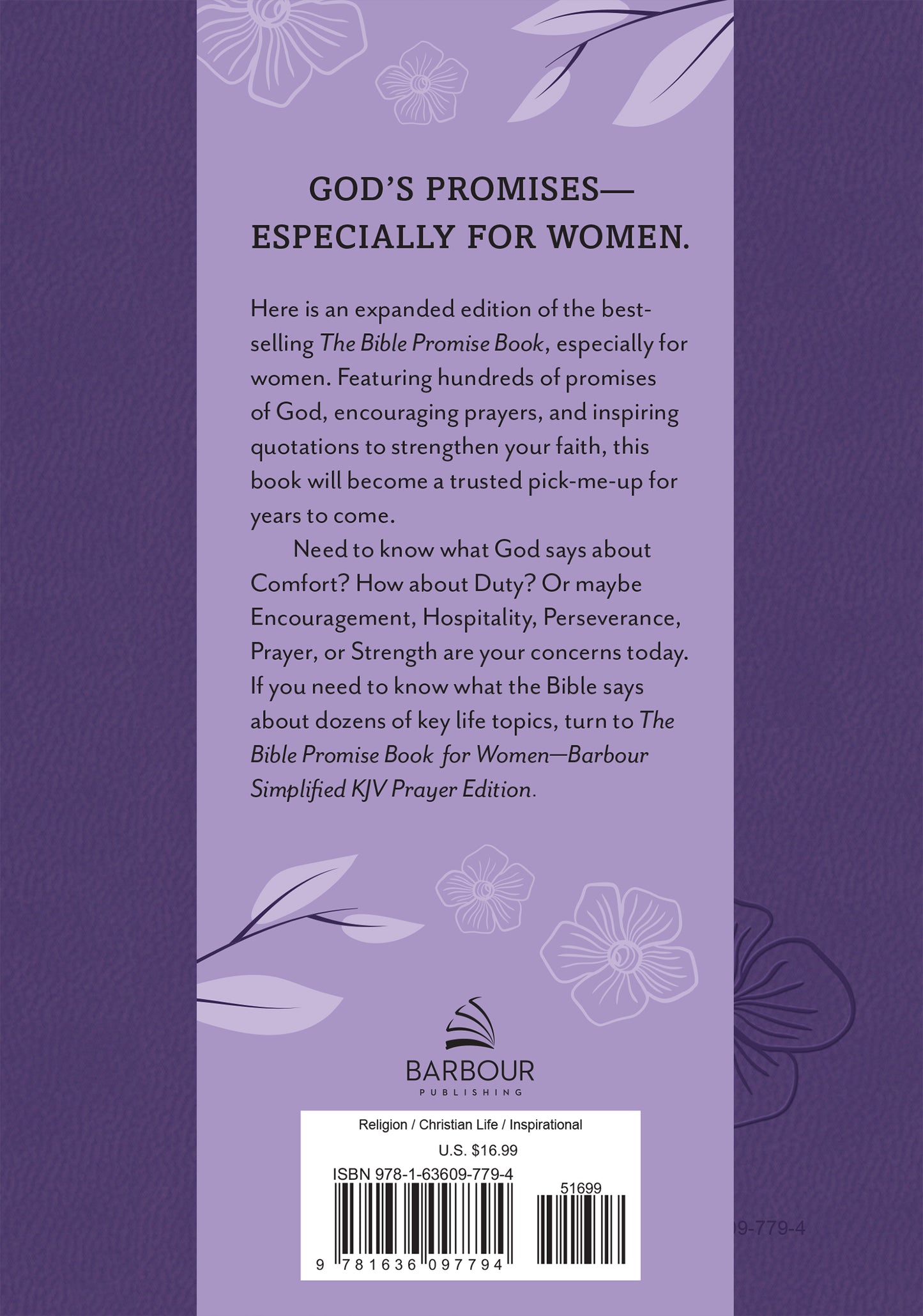 The Bible Promise Book for Women--Barbour Simplified KJV Prayer Edition - The Christian Gift Company