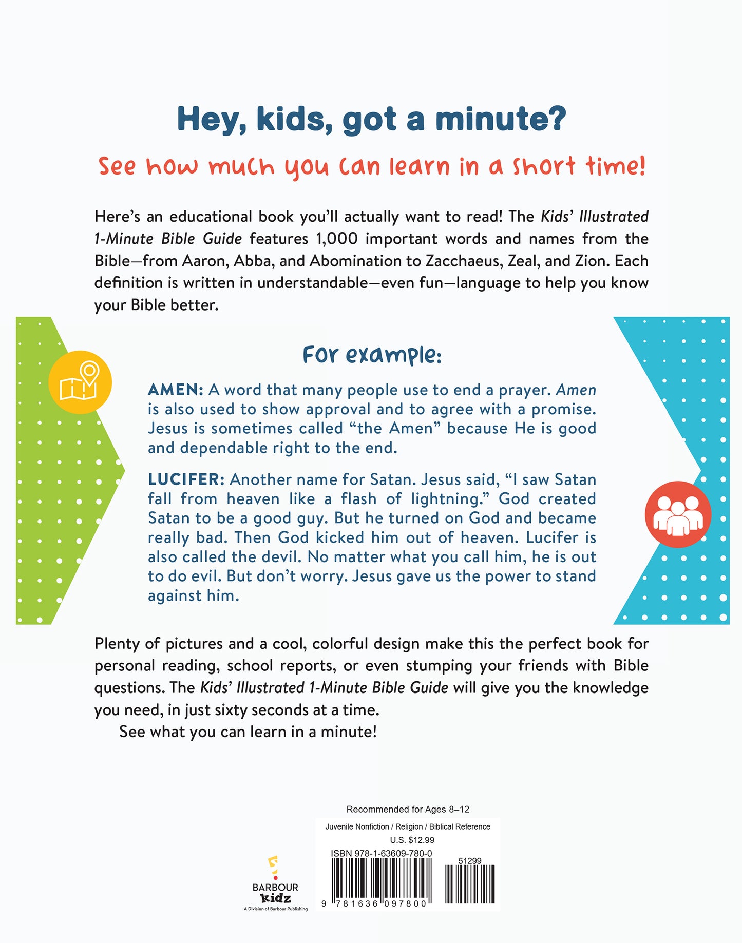 Kids' Illustrated 1-Minute Bible Guide - The Christian Gift Company
