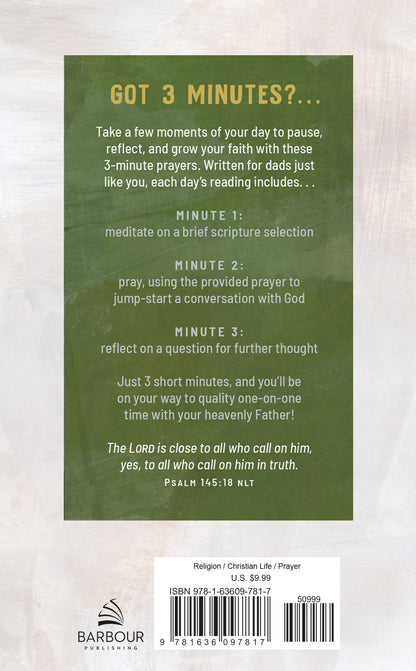 3-Minute Prayers for Dads - The Christian Gift Company