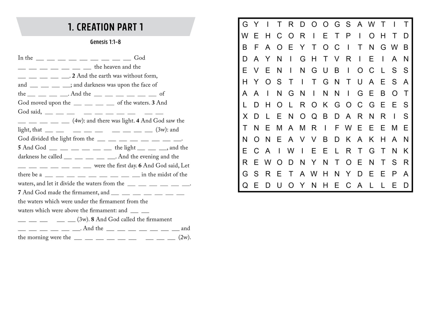 Bible Memory Word Games 2-in-1 - The Christian Gift Company
