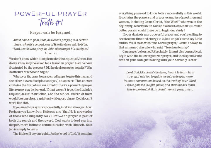 101 Devotions on Powerful Prayer for Women - The Christian Gift Company