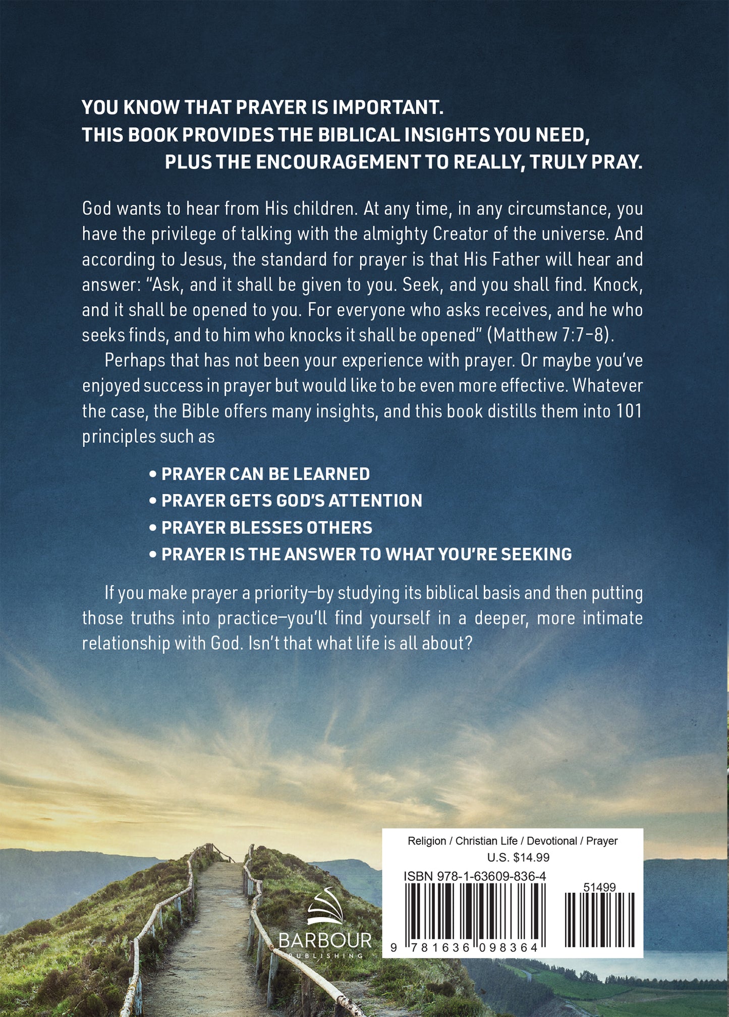 101 Devotions on Powerful Prayer for Men - The Christian Gift Company