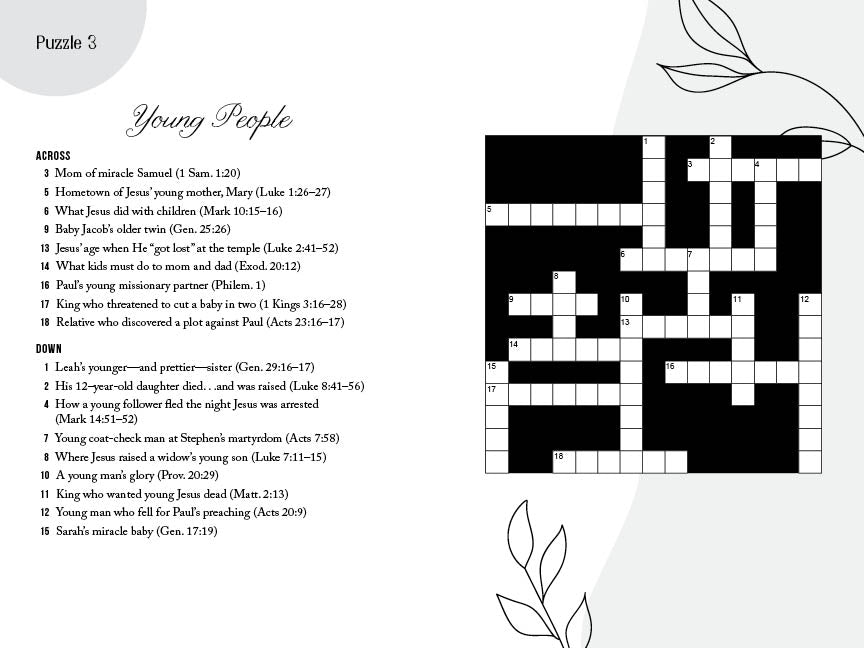 Calming Bible Crosswords - The Christian Gift Company