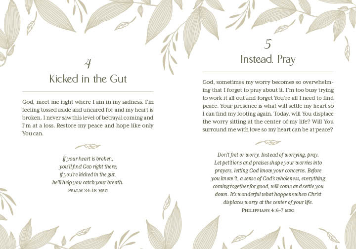 200 Prayers to Quiet an Anxious Heart - The Christian Gift Company