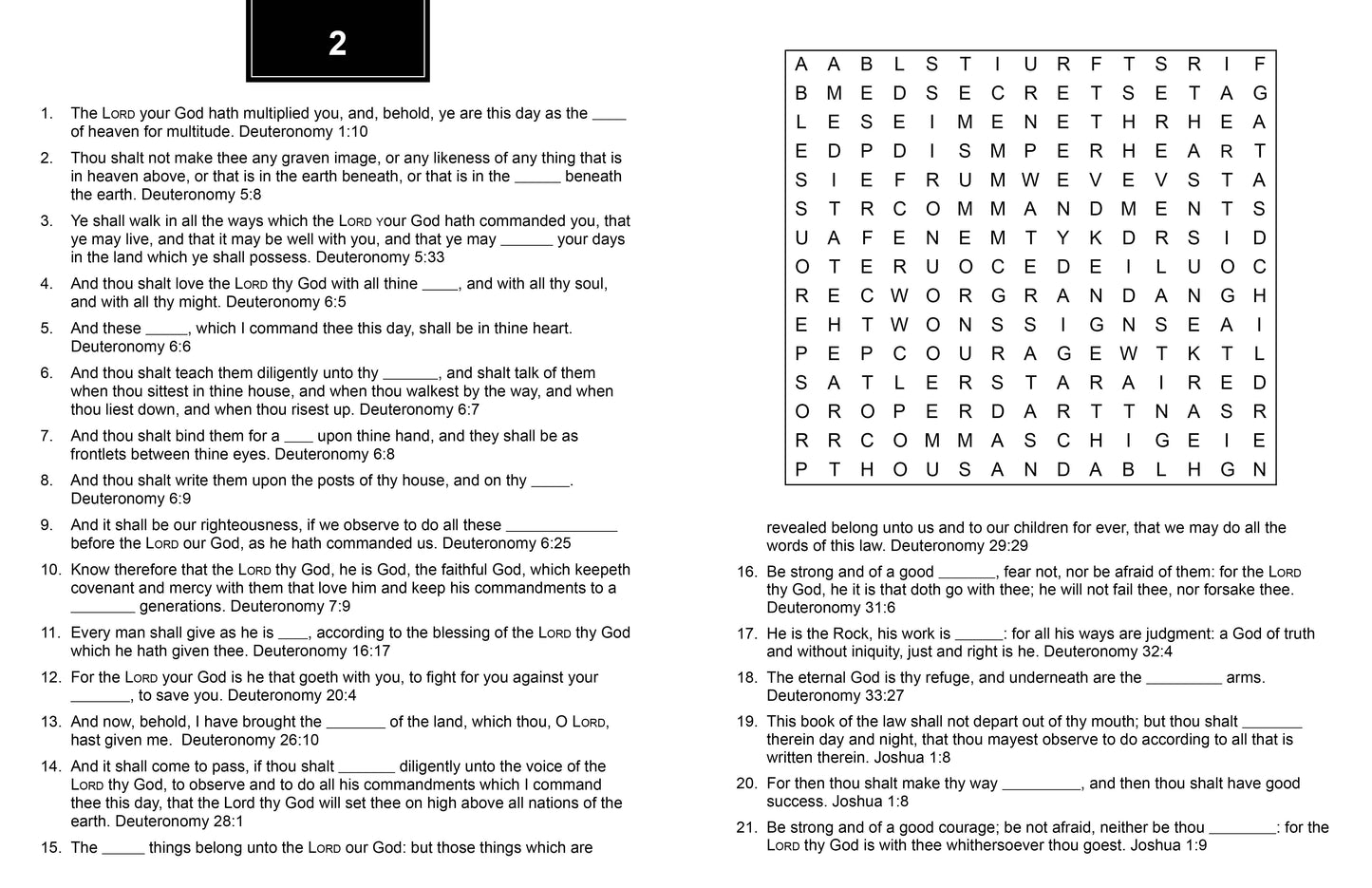 Bible Memory Verse Challenge Word Searches Large Print - The Christian Gift Company