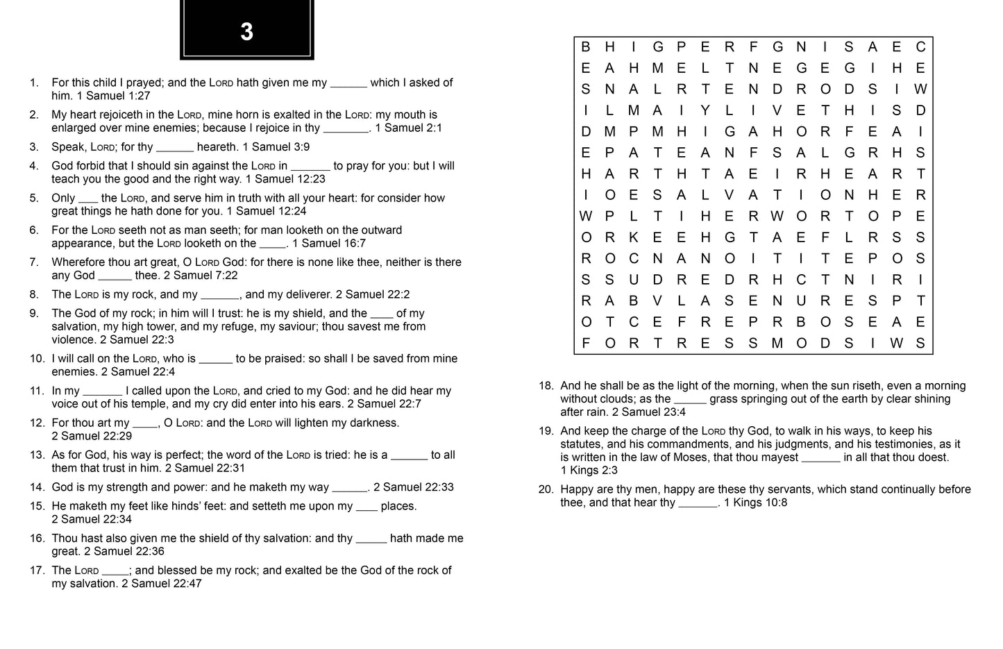 Bible Memory Verse Challenge Word Searches Large Print - The Christian Gift Company