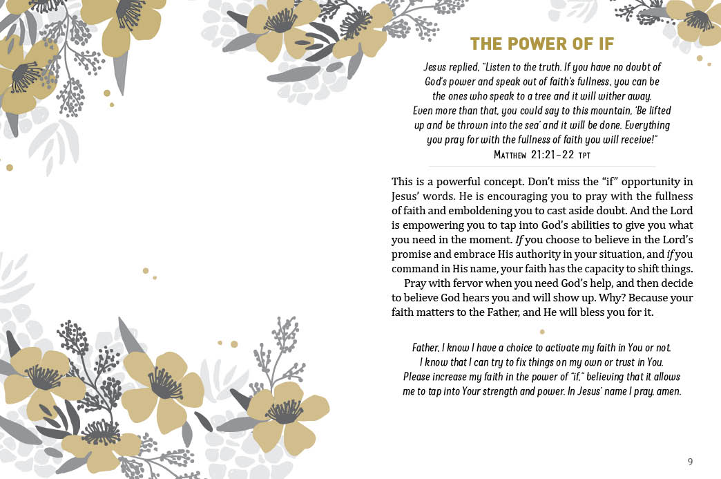 A Mustard Seed Faith Large Print - The Christian Gift Company
