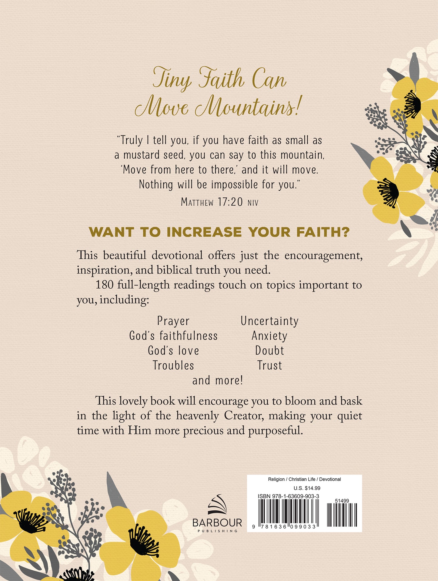A Mustard Seed Faith Large Print - The Christian Gift Company