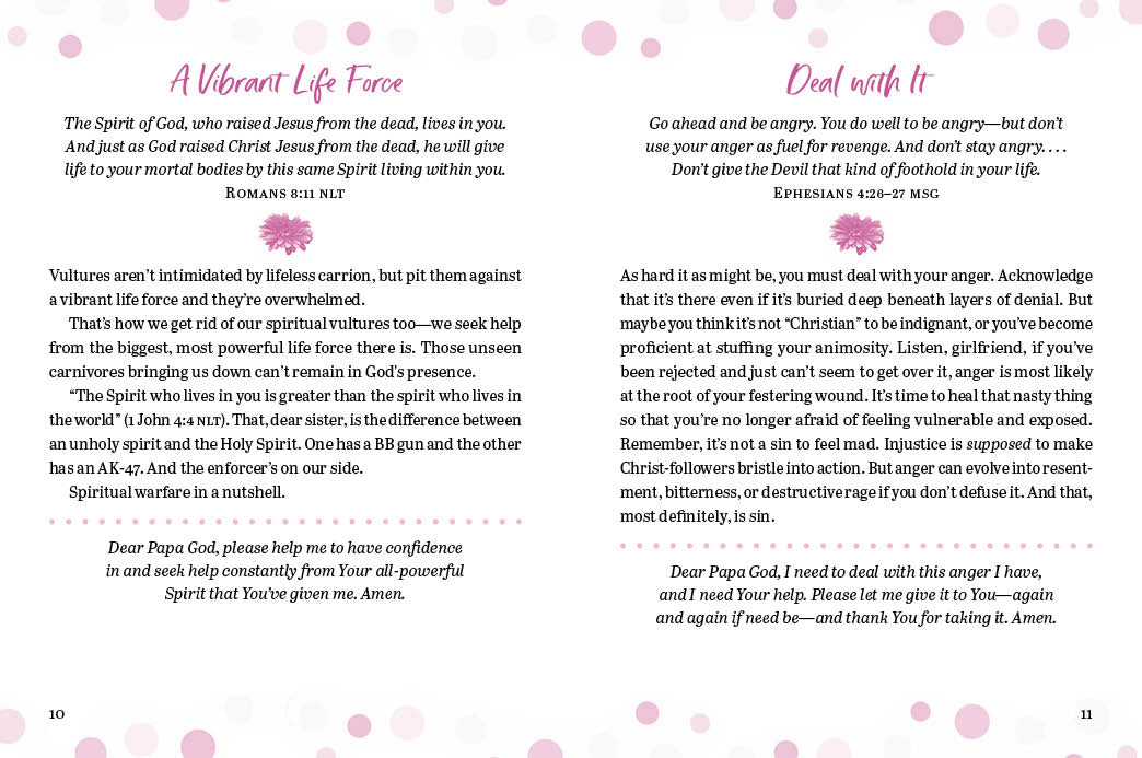 Too Blessed to Be Stressed: 3-Minute Devotions for Women Large Print - The Christian Gift Company