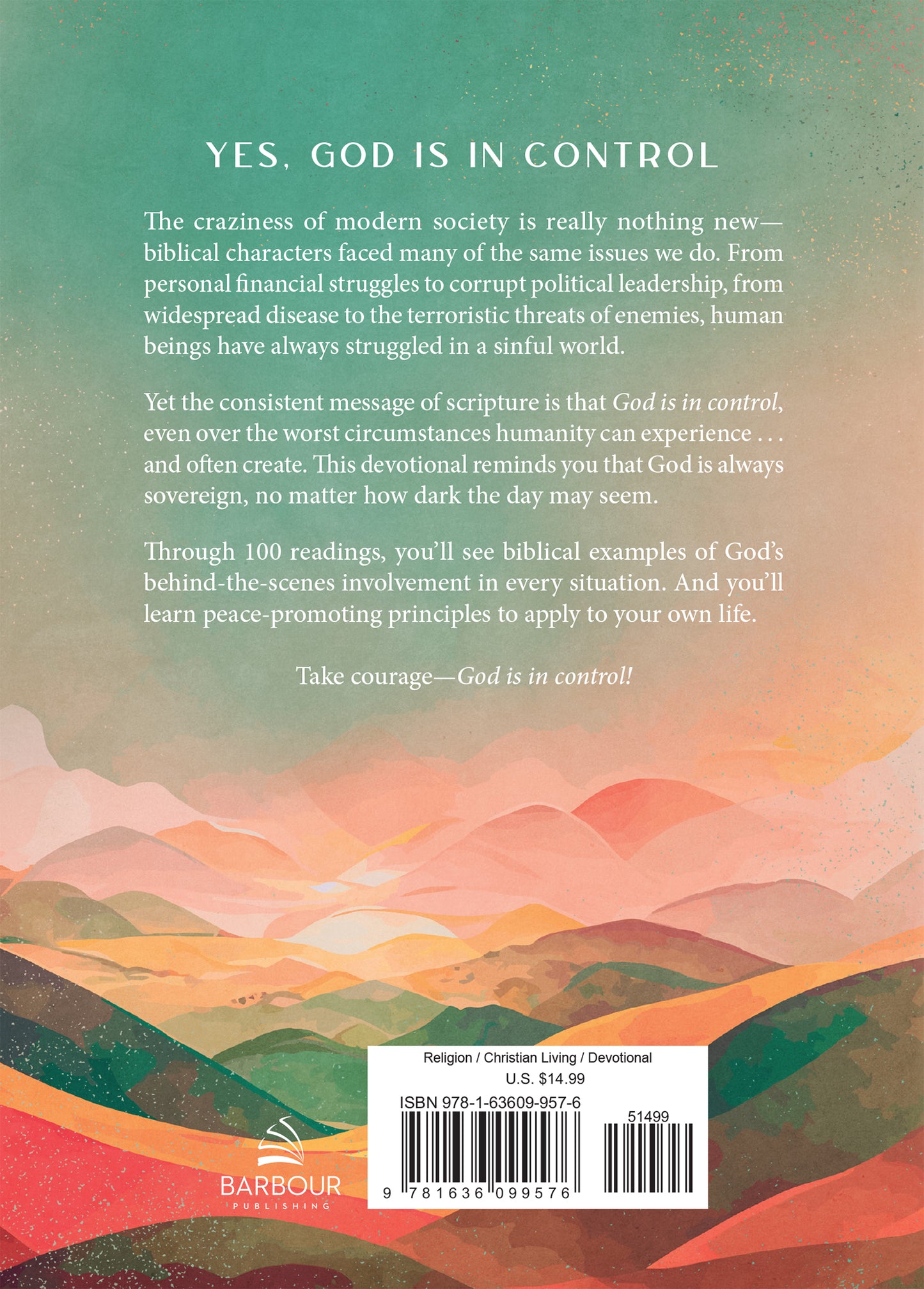 God Is in Control Devotions for Women - The Christian Gift Company