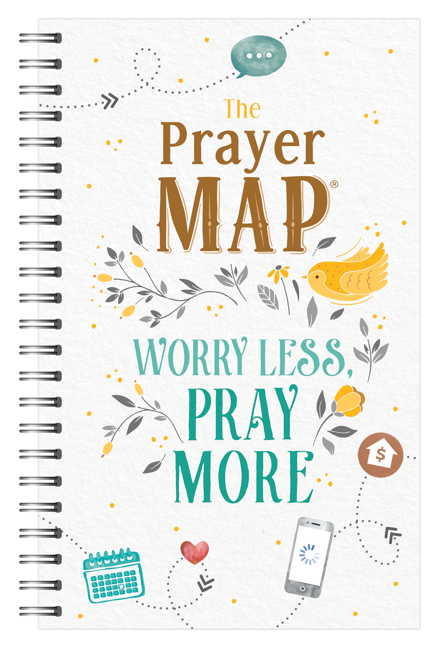 The Prayer Map: Worry Less, Pray More - The Christian Gift Company