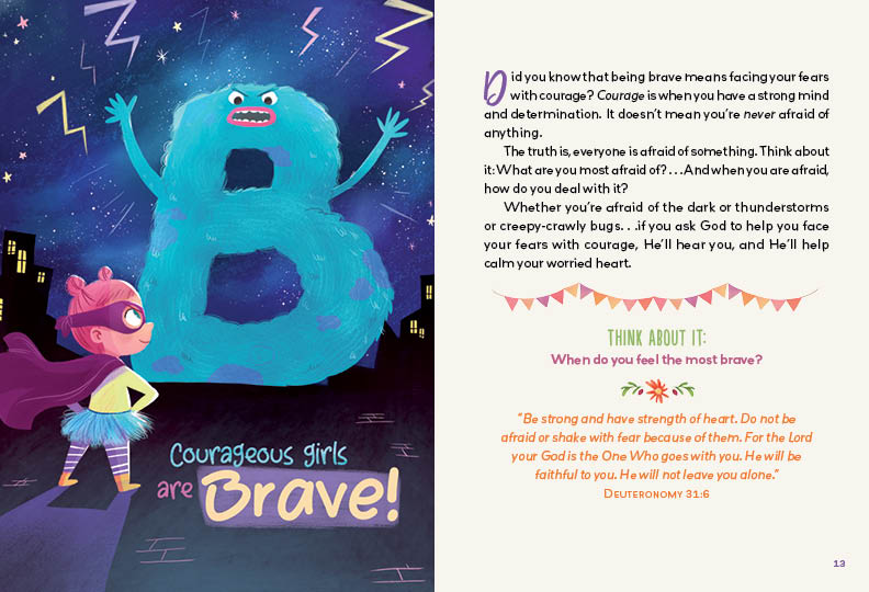 A to Z Devotions for Courageous Girls - The Christian Gift Company