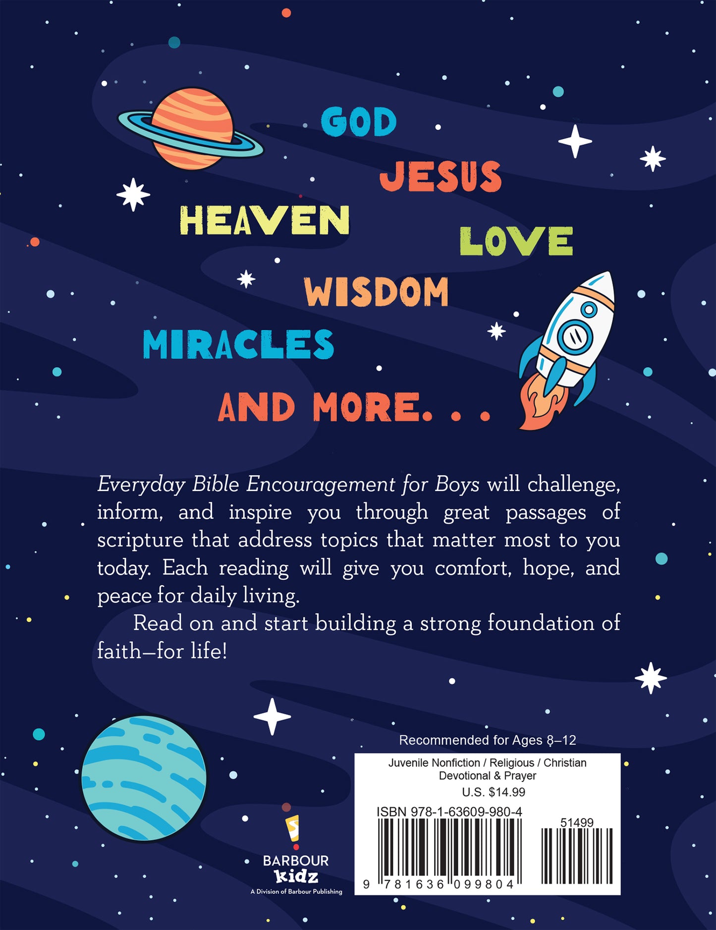 Everyday Bible Encouragement for Boys - The Christian Gift Company