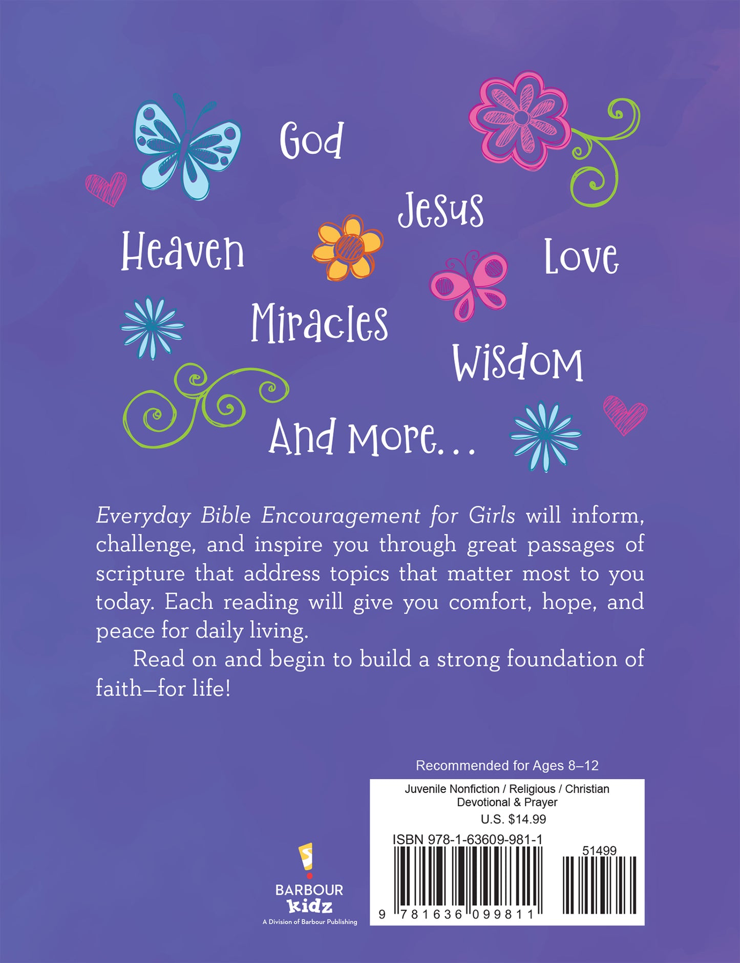 Everyday Bible Encouragement for Girls - The Christian Gift Company