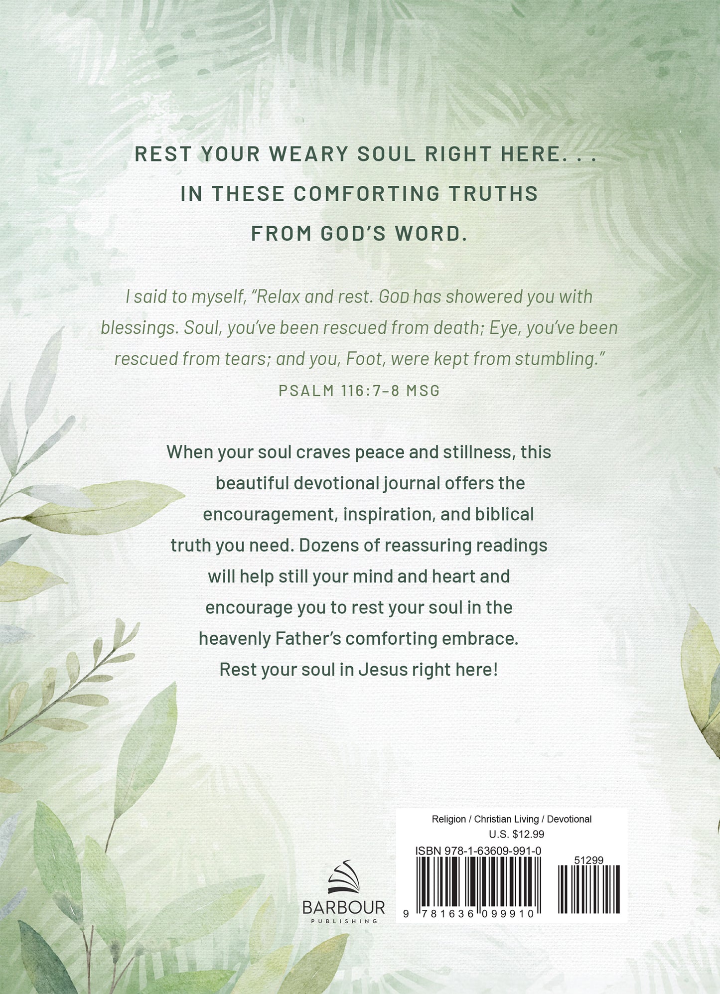 Rest in Jesus: A Devotional Journal for the Exhausted Soul - The Christian Gift Company