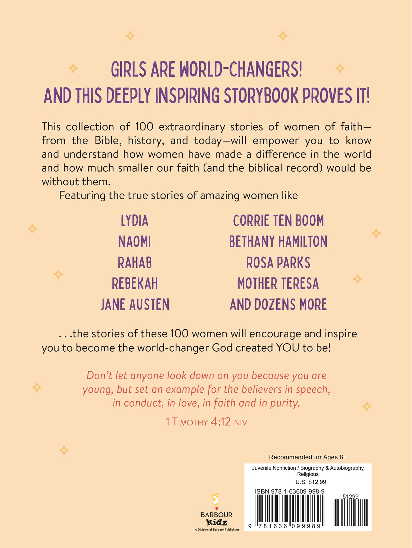 100 Extraordinary Stories for Courageous Girls - The Christian Gift Company