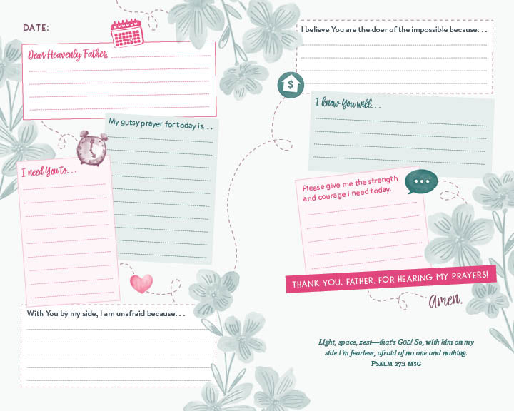 The Prayer Map for Gutsy Girls - The Christian Gift Company