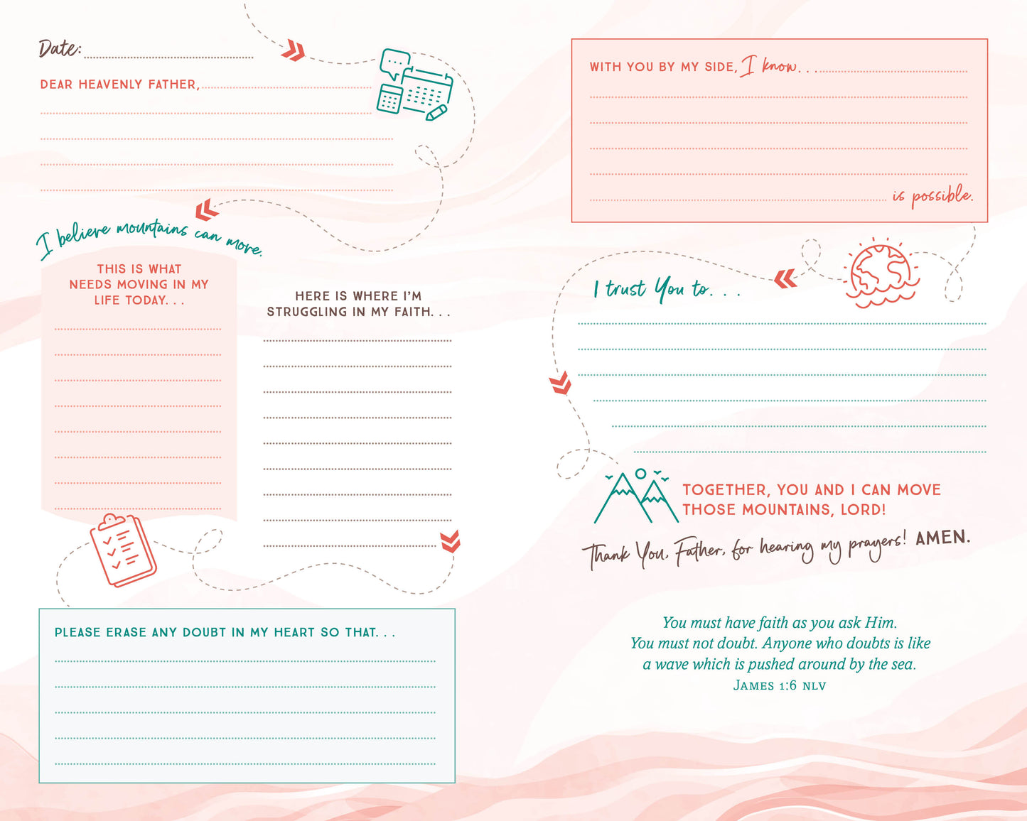 The Prayer Map for a "Moving Mountains" Kind of Girl - The Christian Gift Company