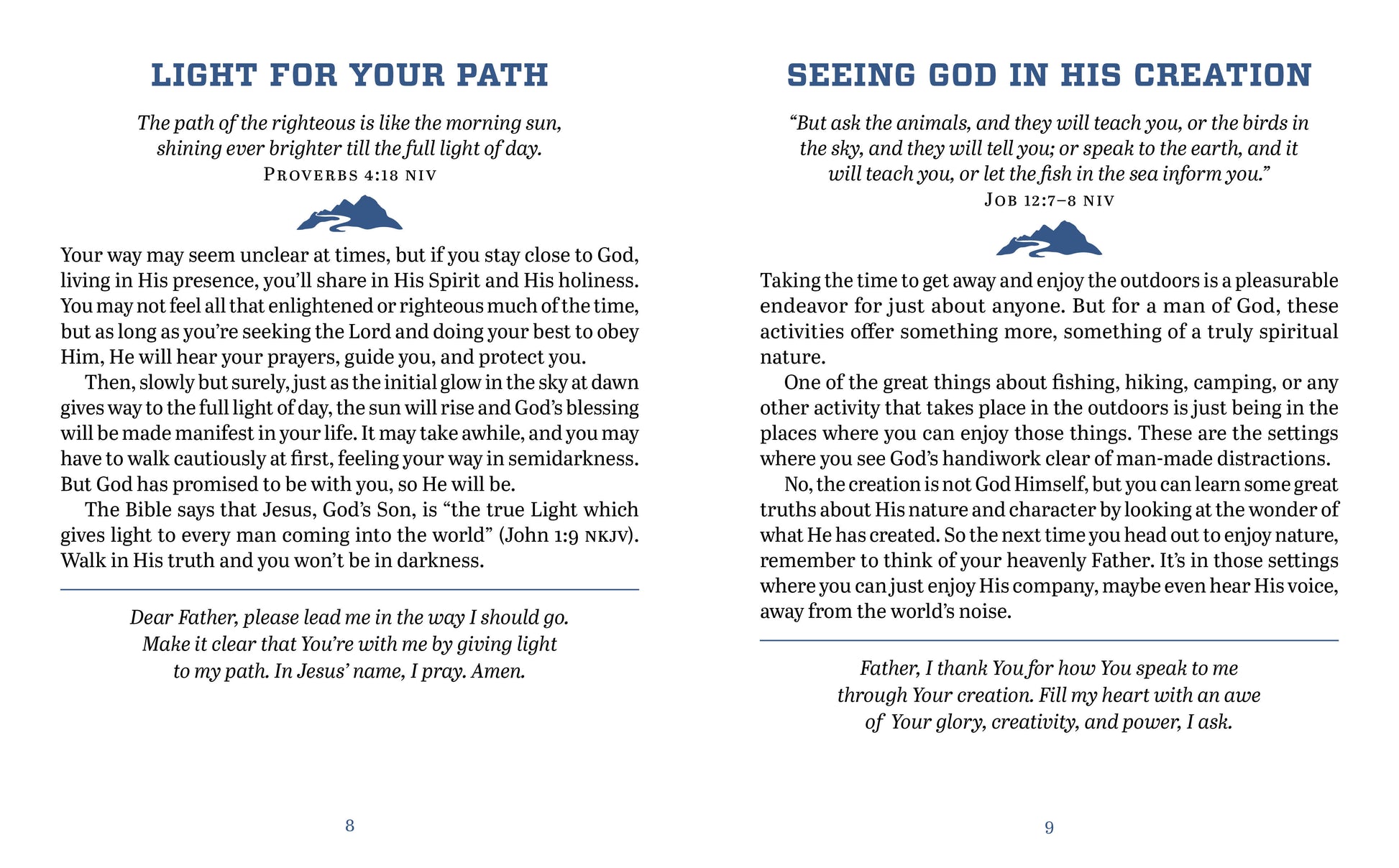 3-Minute Devotions for Men Large Print - The Christian Gift Company