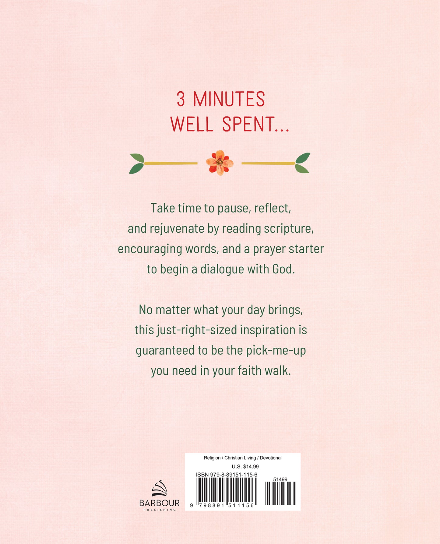 3-Minute Devotions for Women Large Print - The Christian Gift Company