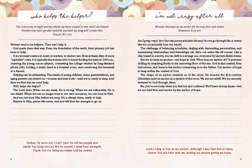 3-Minute Devotions for Women Journal - The Christian Gift Company