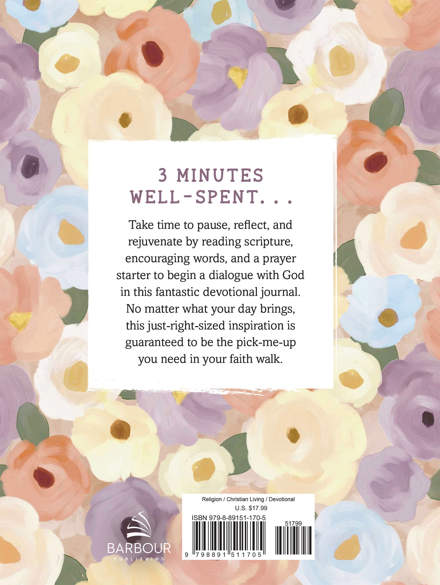 3-Minute Devotions for Women Journal - The Christian Gift Company