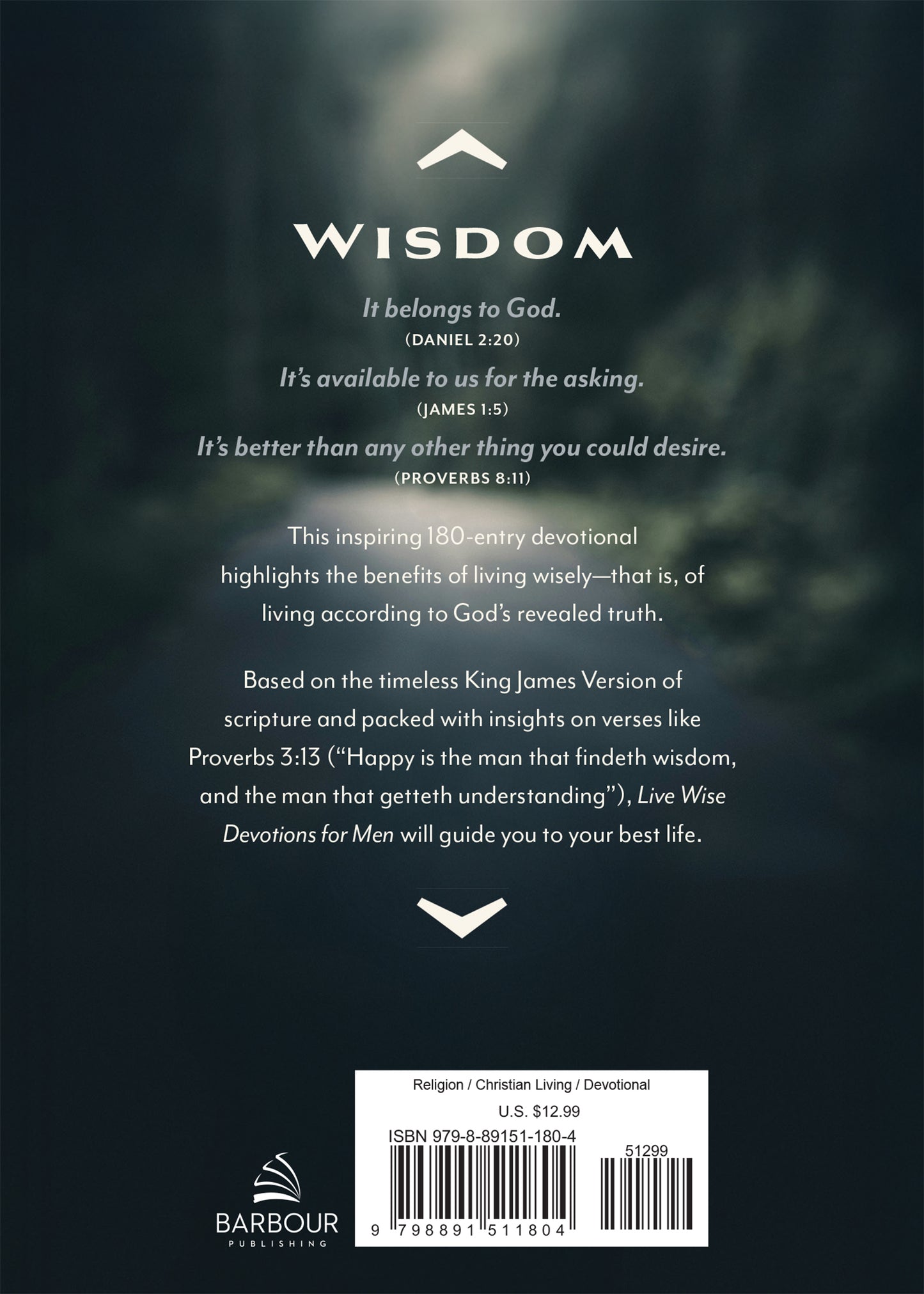Live Wise Devotions for Men - The Christian Gift Company