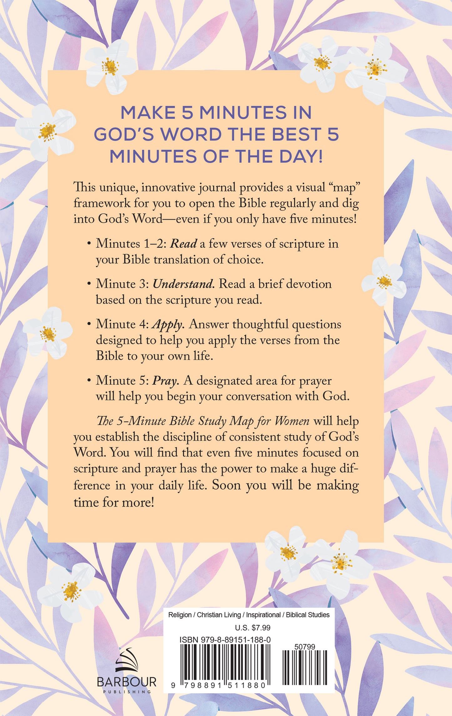 The 5-Minute Bible Study Map for Women - The Christian Gift Company