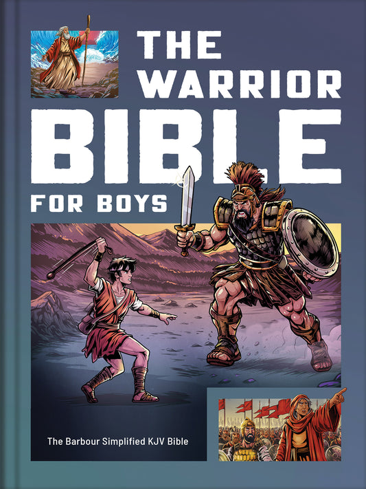The Warrior Bible for Boys--The Barbour Simplified KJV Bible - The Christian Gift Company
