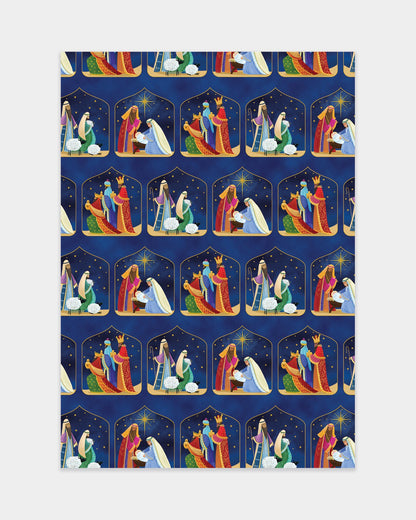 New Born King Gift Wrap - The Christian Gift Company