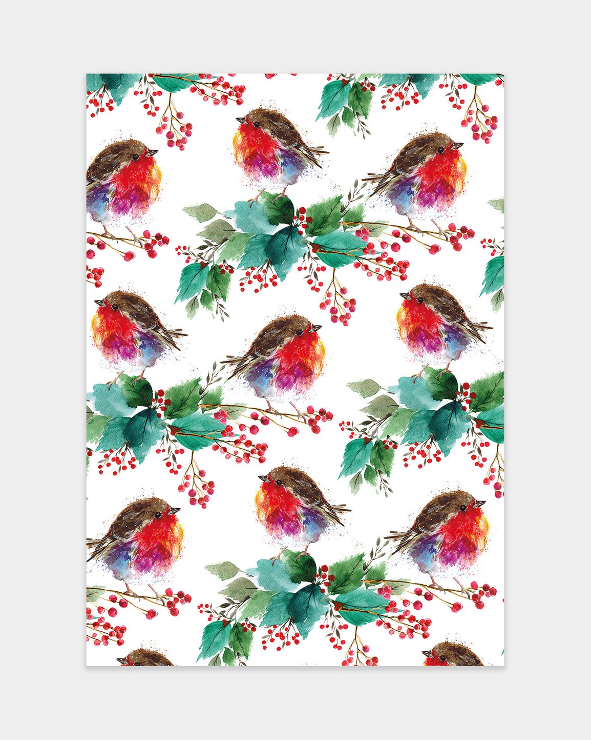 Robins and Doves Gift Wrap - The Christian Gift Company