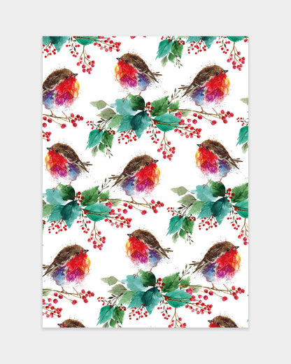 Robins and Doves Gift Wrap - The Christian Gift Company