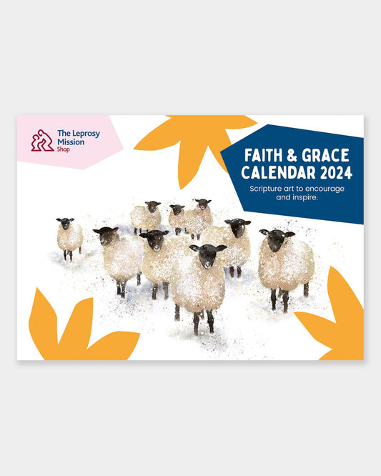 2024 Faith & Grace, Scripture Art Calendar - The Christian Gift Company