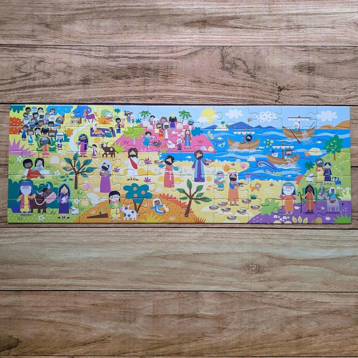 50-Piece Bible Jigsaw Puzzle: Feeding of the 5000 - The Christian Gift Company
