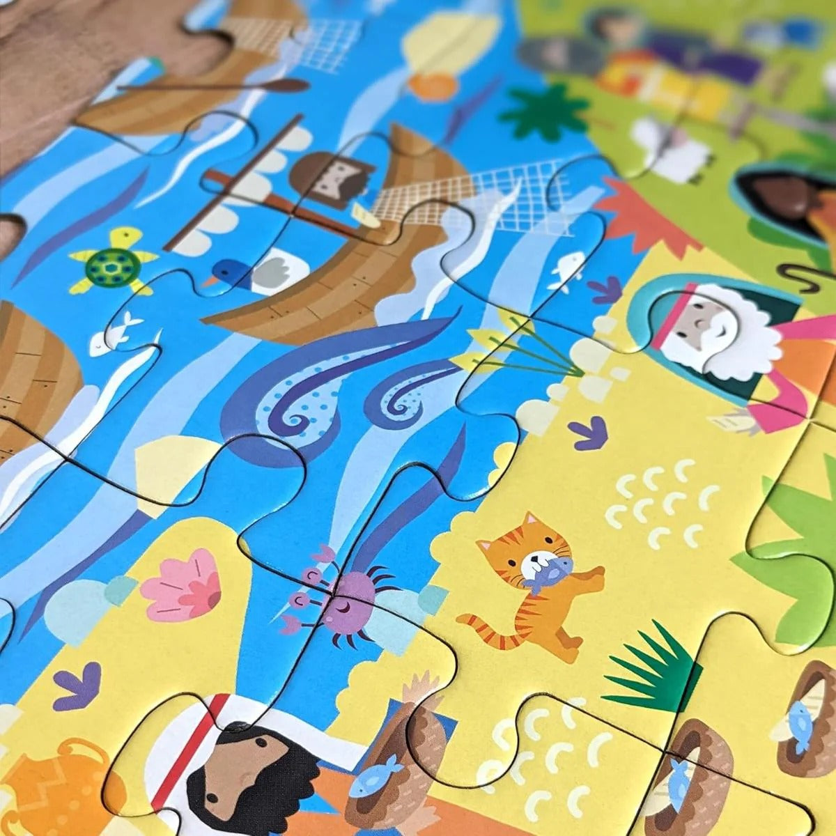 50-Piece Bible Jigsaw Puzzle: Feeding of the 5000 - The Christian Gift Company