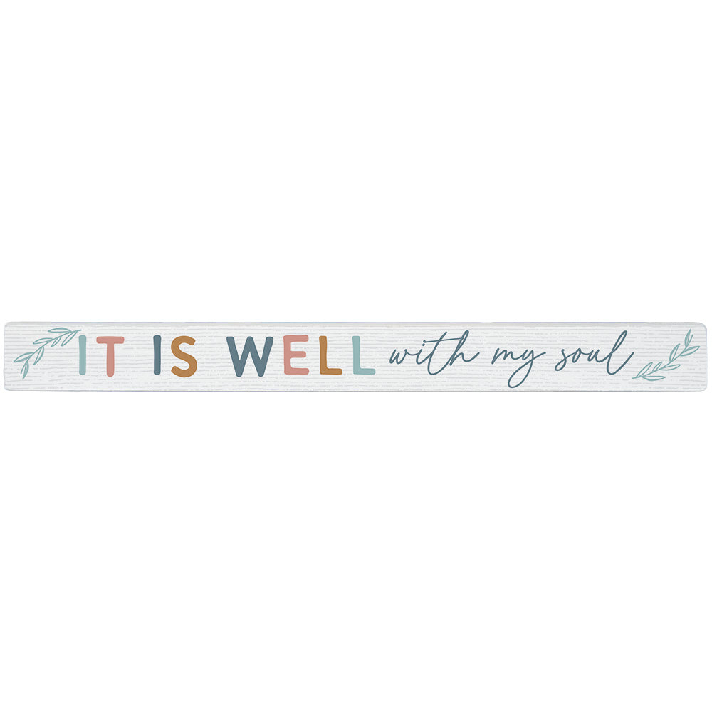 Talking Stick Decor - It Is Well With My Soul - The Christian Gift Company