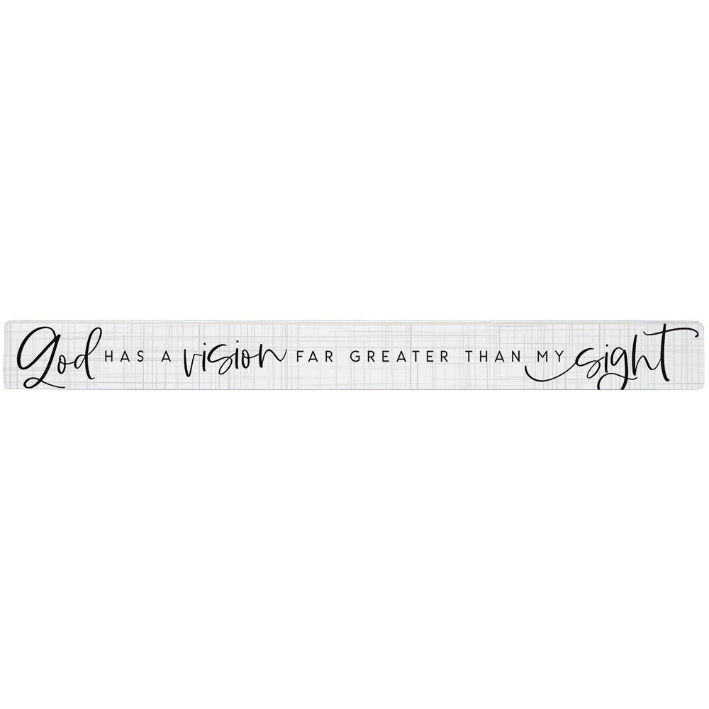 Talking Stick Decor - God Has A Vision - The Christian Gift Company
