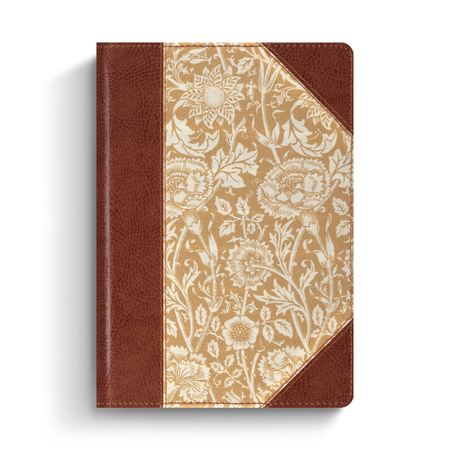 ESV Single Column Journaling Bible, Large Print (Cloth over Board, Antique Floral Design) - The Christian Gift Company