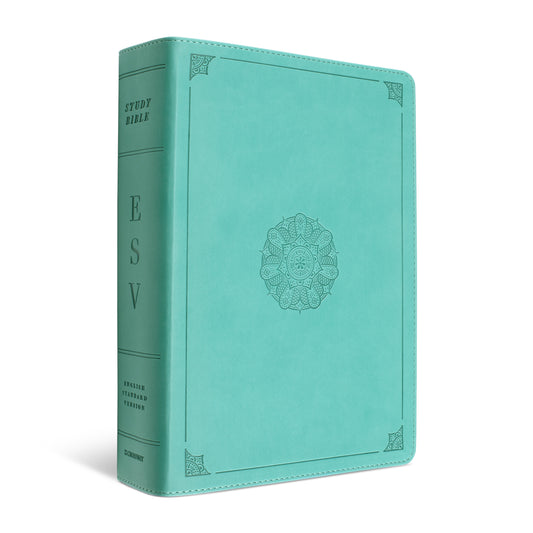ESV Study Bible, TruTone®, Turquoise - The Christian Gift Company