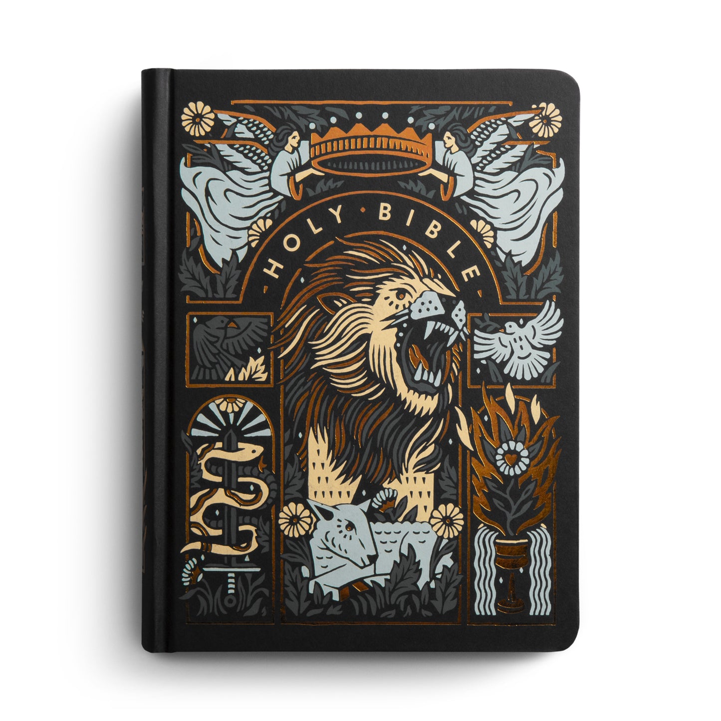 ESV Single Column Journalling Bible®, Artist Series - The Lion And The Lamb - The Christian Gift Company