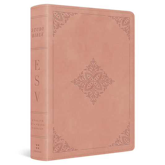 ESV Study Bible, Personal Size, TruTone®, Blush Rose - The Christian Gift Company